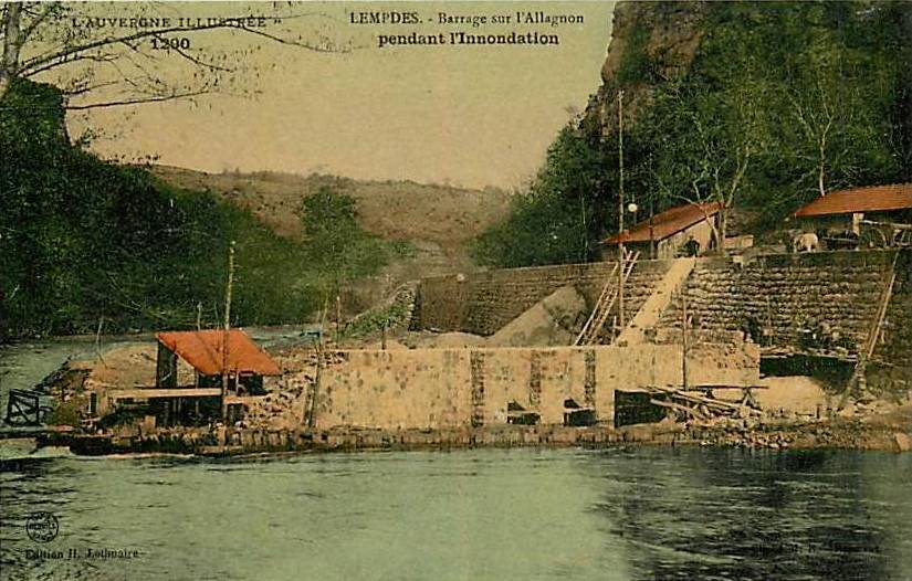 Lempdes sur Alagnon - Barrage sur l'Alagnon 1