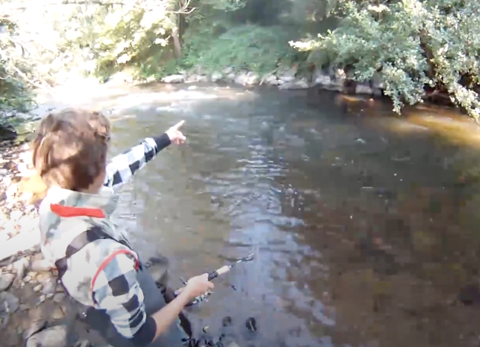 Partie de pêche Alagnon 2013