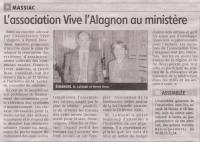 Vive l'Alagnon au ministère de la Relance