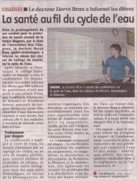 La santé au fil du cycle de l'eau