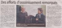 Des efforts d'assainissement remarqués