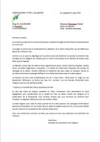 Problème de dégrilleur de la station d'épuration de Massiac
