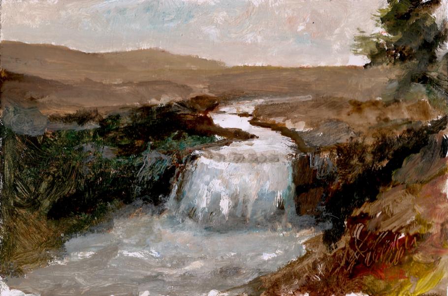 12 - La cascade des Veyrines en hiver près d'Allanche