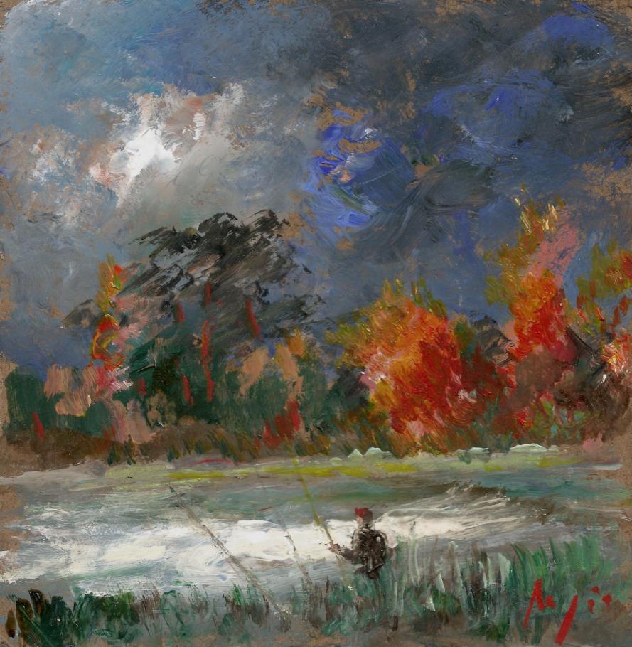 11 - Orage d'automne près de Massiac
